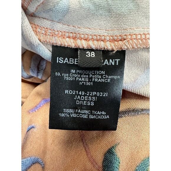 Isabel Marant Jadessi floral halter cutout midi dress sz 38 US 6 $1280 - Picture 8 of 10